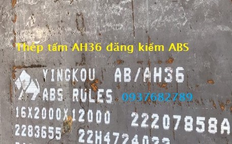 THÉP TẤM AH36 ĐĂNG KIỂM ABS