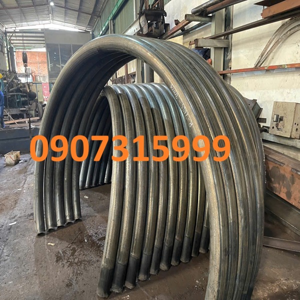 Gia công uốn ống thép phi 550 (D550)