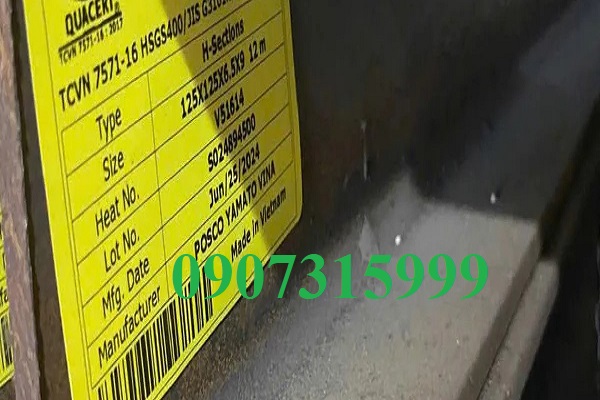 THÉP HÌNH H125X125 THÉP HÌNH H125X125