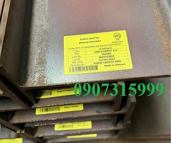 Thép hình I250 POSCO VIỆT NAM Thép hình I250 POSCO VIỆT NAM