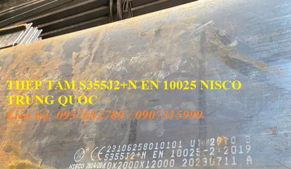 Thép tấm Nisco S355JR+N 10ly 12ly 14ly 16ly 18ly 20ly 25ly 30ly 35ly 40ly 45ly 50ly