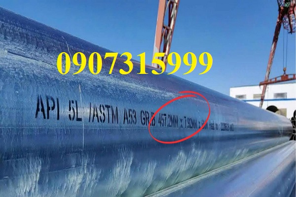 Thép ống phi 457 dày 12.7mm/ly/li