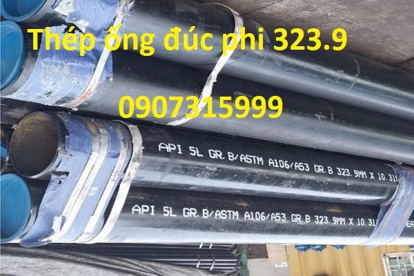 Thép ống đúc phi 323.9x9.53 ( dày 9.53mm/ly/li) API5L Gr.B/ASTM A106/A53 Gr.B