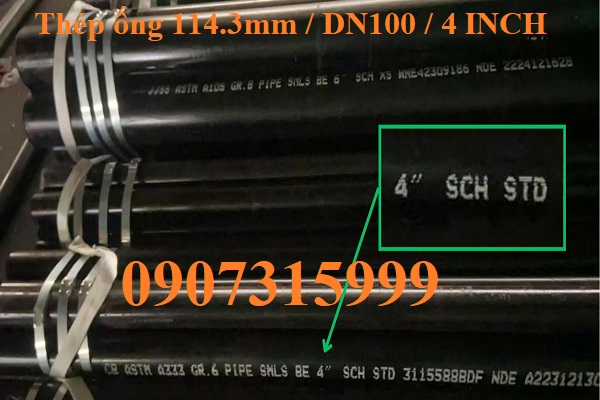 Thép ống đúc phi 114.3x12 ( dày 12mm/ly/li)