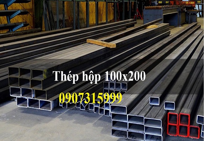 Thép hộp đen 100x200 tiêu chuẩn sản xuất ASTM A500