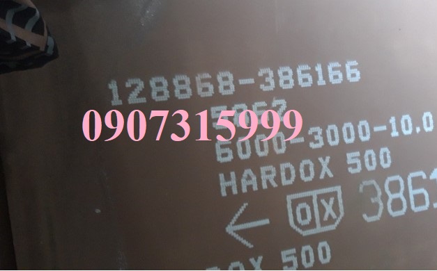 Thép tấm Hardox 500