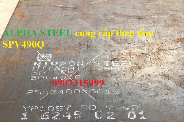 Thép tấm SPV490Q Trung Quốc