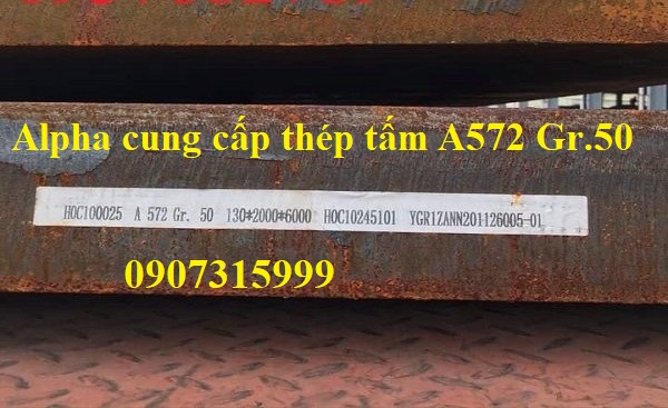 Thép tấm ASTM A572 GR50 dày 130ly 130mm 130li Nhật Bản, Trung Quốc 