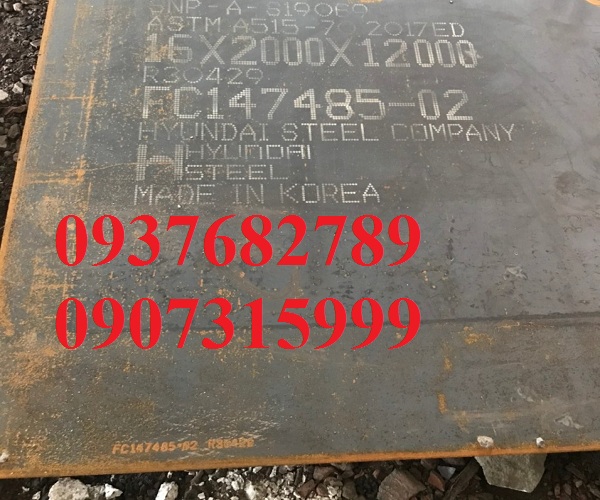 thép tấm astm a515 gr70 dày 16mm