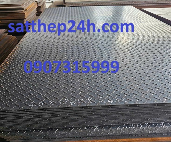 Thép tấm gân dày 4.5mm/4.5ly