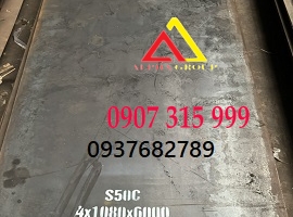 Thép tấm S50C dày 4MM (4LY/4LI)