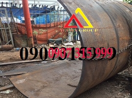Gia công lốc ống tròn từ thép cường độ cao A572/Q355B