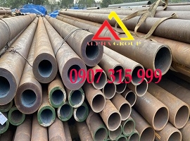 Thép ống phi 203x55mm( dày 55mm/55ly/55li) ASTM A106/A53 Grade B, API 5L