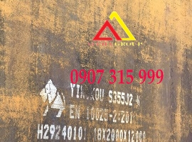 THÉP TẤM ĐÚC S355: S355J0, S355JR, S355J2+N CƯỜNG ĐỘ CAO
