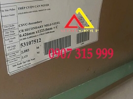 Thép cuộn cán nguội, mạ kẽm CSVC