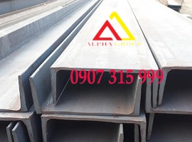 Thép hình U100x42x3.3x6m mác thép A36, SS400, Q235B, TCVN (31.02kg/cây)