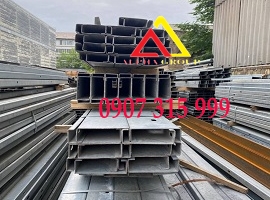 Thép hình U100x45x5x6m mác thép A36, SS400, Q235B, TCVN (46kg/cây)