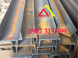 Thép hình U100x50x3.8x6m mác thép A36, SS400, Q235B, TCVN (45kg/cây)