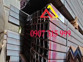 Thép hình U100x50x5.8x6.8x6m mác thép A36, SS400, Q235B, TCVN (56kg/cây)