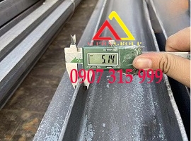 Thép hình U100x50x5x6m mác thép A36, SS400, Q235B, TCVN (56.16kg/cây)