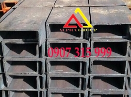 Thép hình U120x50x5.2x5.7x6m mác thép A36, SS400, Q235B, TCVN (56kg/cây)