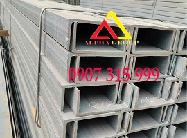 Thép hình U120x50x5x6m mác thép A36, SS400, Q235B, TCVN (52.80kg/cây)