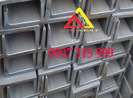 THÉP HÌNH U65X34X3.3X3.3X6M mác thép A36, SS400, CT3, Q235B (21 kg/cây)