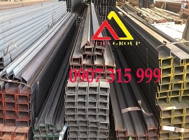 THÉP HÌNH U65X32X2.8X3X6M mác thép A36, SS400, CT3, Q235B (18 kg/cây)