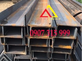 Thép hình U80x40x4x6m mác thép A36, SS400, Q235B, TCVN (36kg/cây)