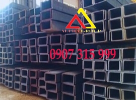 Thép hình U80x42x4.7x4.5x6m mác thép A36, SS400, Q235B, TCVN (31kg/cây)