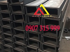 Thép hình U80x45x6x6m mác thép A36, SS400, Q235B, TCVN (42kg/cây)