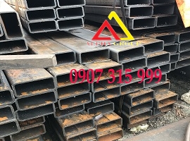 Thép hộp chữ nhật 100x200x2 ( dày 2mm, 2ly /cây dài 6m -12m)