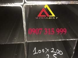 Thép hộp chữ nhật 100x200x12 ( dày 12mm/12ly/12li )
