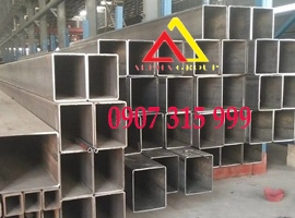 Thép hộp(sắt hộp) 120x200x8x6000mm dày 8mmlyli có khối lượng 229.09kg/cây6m