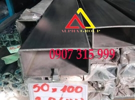 THÉP HỘP INOX 100x50 MM(inox 304, 201, 316)