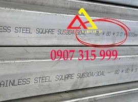 THÉP HỘP INOX 80x80 MM(inox 304, 201, 316)