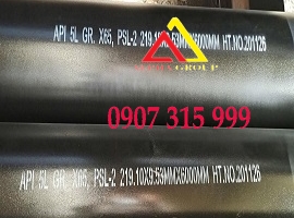 Thép ống phi 219.1x9.53 ( dày 9.53mm/ly/li) API5L Gr.B/ASTM A106/A53 Gr.B
