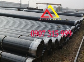 Thép ống phi 168 dày 18.3mm/ly/li API5L Gr.B/ASTM A106/A53 Gr.B, X52