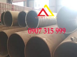 Thép ống phi 610x9.53ly(dày 9.53mmlyli) ASTM A106,A53 Gr.B,API5L,X52,X65 SS400,S45C,S50C,S355JR