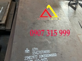 Báo giá thép tấm chịu mài mòn 65MN-65GE dày 25mm/25ly/25li Trung Quốc