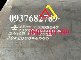 Thép tấm 65MN dày 20mm(20ly/20li)chịu mài mòn, hợp kim mangan, carbon cao