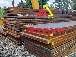 Thép tấm 65MN dày 55mm(55ly/55li)chịu mài mòn, hợp kim mangan, carbon cao
