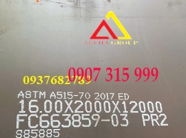 Thép tấm nồi hơi, tàu hơi dùng làm bình chịu áp lực, chịu nhiệt