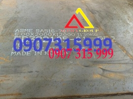 Thép tấm chịu nhiệt A516 Gr.70 Hàn Quốc dày 6mm/6ly cắt quy cách