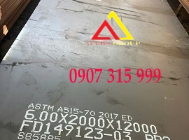 Thép tấm chịu nhiệt a515 dày 6mm/6li cắt quy cách