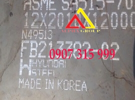 Thép tấm ASME SA515 GR70 6mm 8mm 10mm 12mm 14mm 16mm 18mm 20mm 22mm 25mm 30mm 35mm 40mm 45mm 50mm