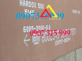 Thép tấm Hardox 500 dày 3ly 4ly 5ly 6ly 7ly 8ly 10ly 12ly 14ly 16ly 18ly