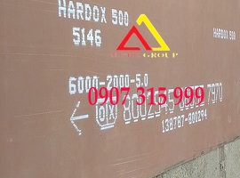 Thép tấm hardox 500 dày 5mm
