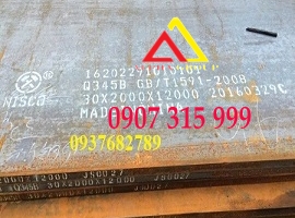 Thép tấm Q355B dày 6mm/6li/6ly