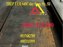 THÉP TẤM S45C DÀY 5MM